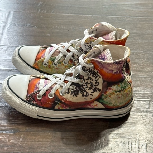 Converse Chuck Taylor All Star Hi Donuts Multicolor Sneaker Size 6 Women‎ - Picture 4 of 9